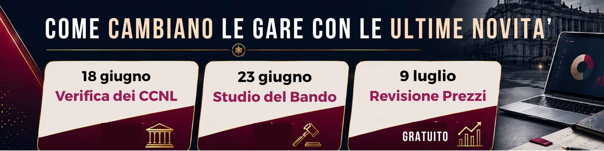 Corsi giugno 2026 con omaggio